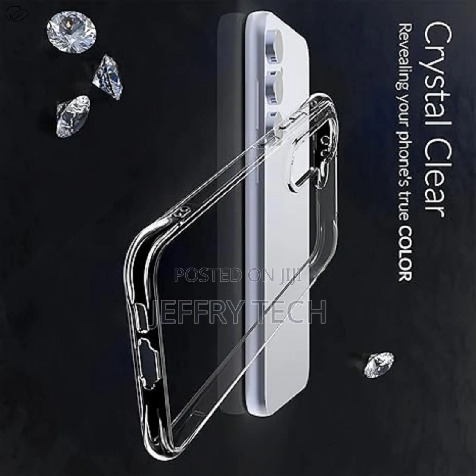 Smileray Galaxy S24 Fe Clear Unisex Shockproof Flexible Tpu
