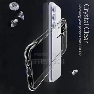 Smileray Galaxy S24 Fe Clear Unisex Shockproof Flexible Tpu