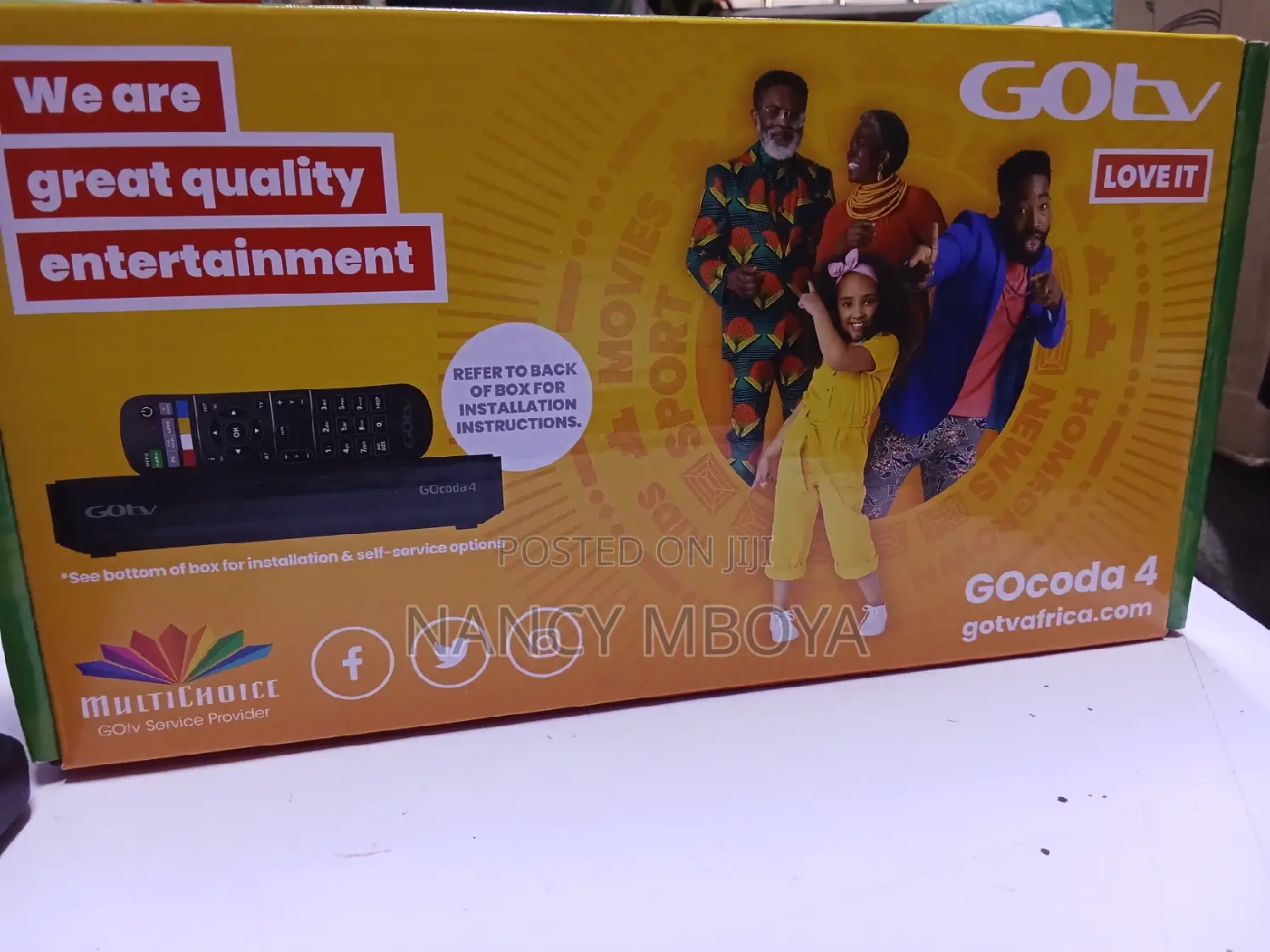 Govt Decoder With Remote Control