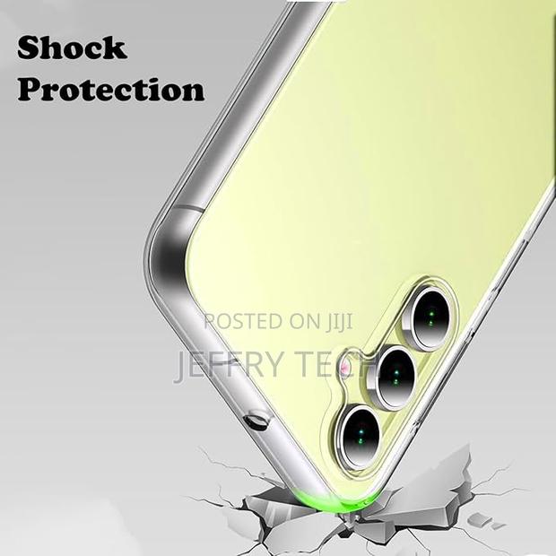 Nology Galaxy A15 Clear Case - Thin Soft Silicone Gel - thumbnail 3