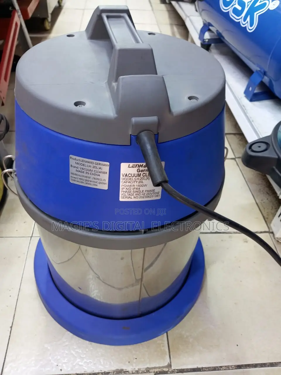 Highly Available 20l Lenhard Germany Vacuum Cleaner