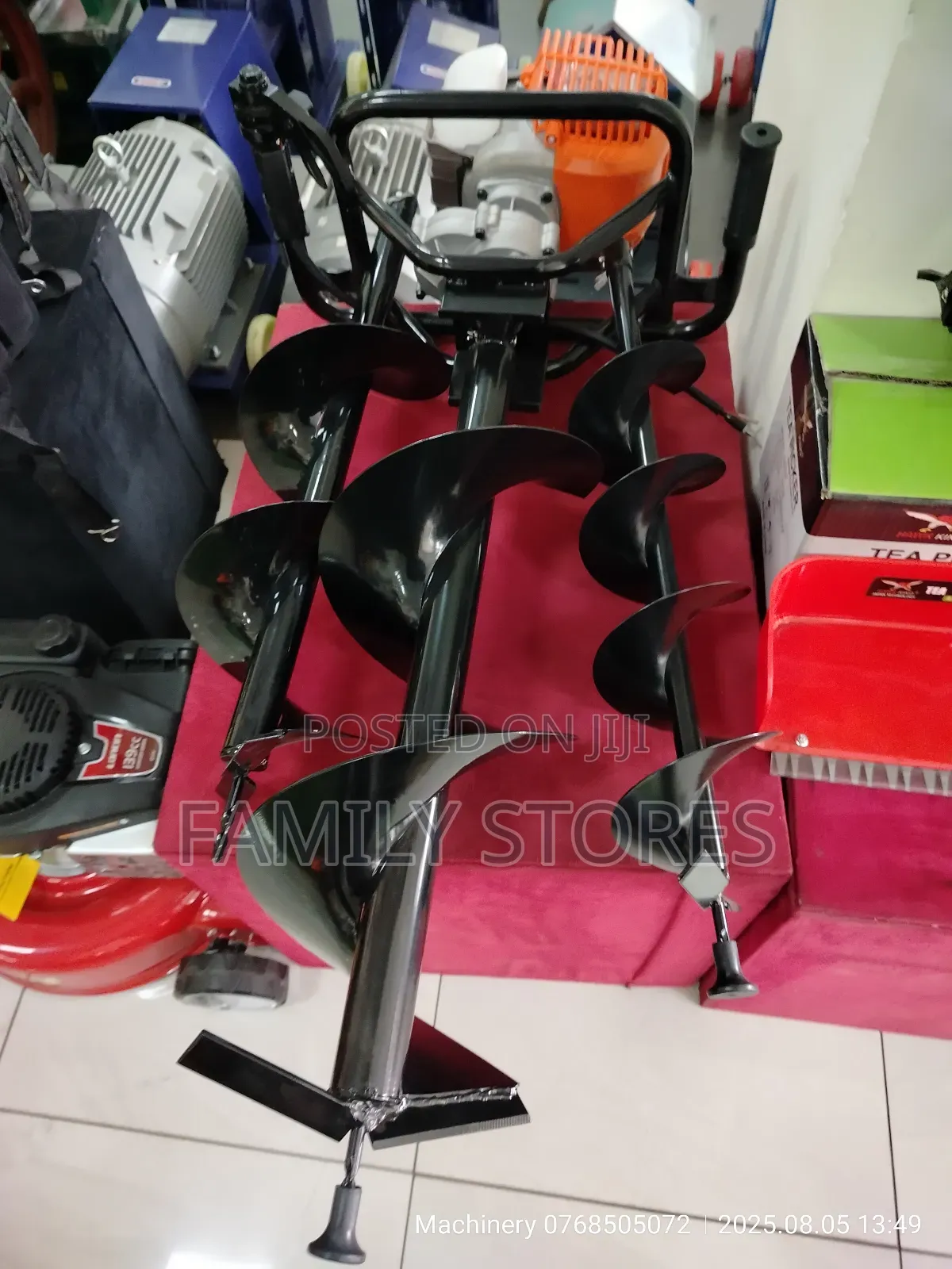 Heavy Duty Gasoline Earth Auger Machine With Bits