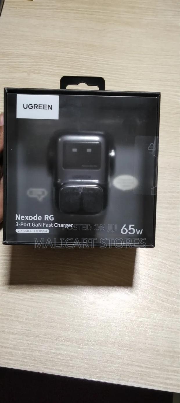 Ugreen Uno 65w Usb-C Nexode 3-Port Gan Charger