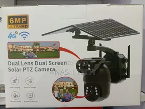 6mp~4g Dual Lens Dual Screen Solar PTZ Camera Wireless