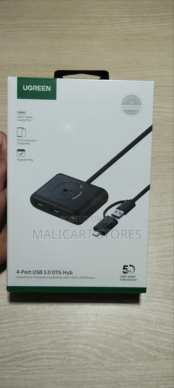 Ugreen 4 Port Usb 3.0 Hub Cm219 Adapter