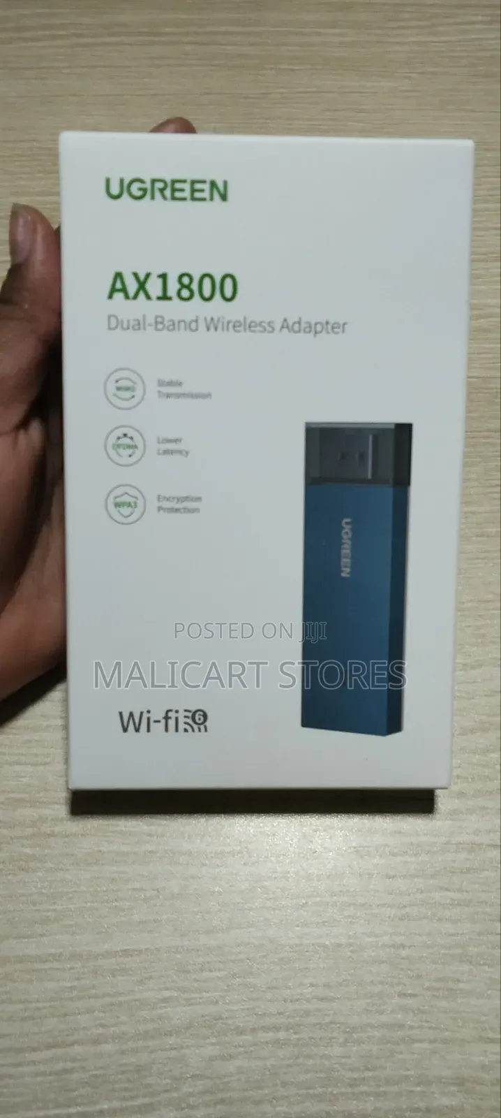 Ugreen Ax1800 Dual-Band Wireless Usb Adapter (Wi-Fi 6)