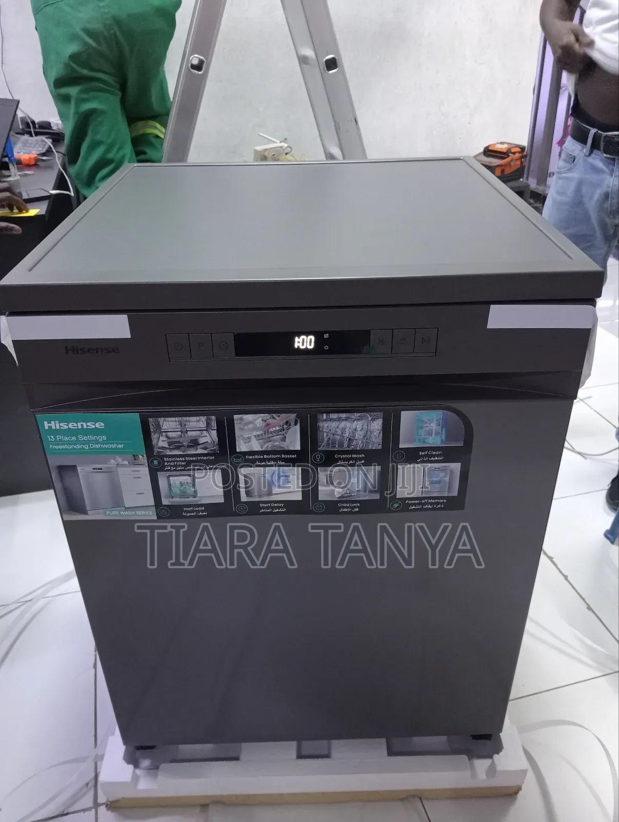 Hisense 13 Place Dishwasher Free Standing With 8 Programs