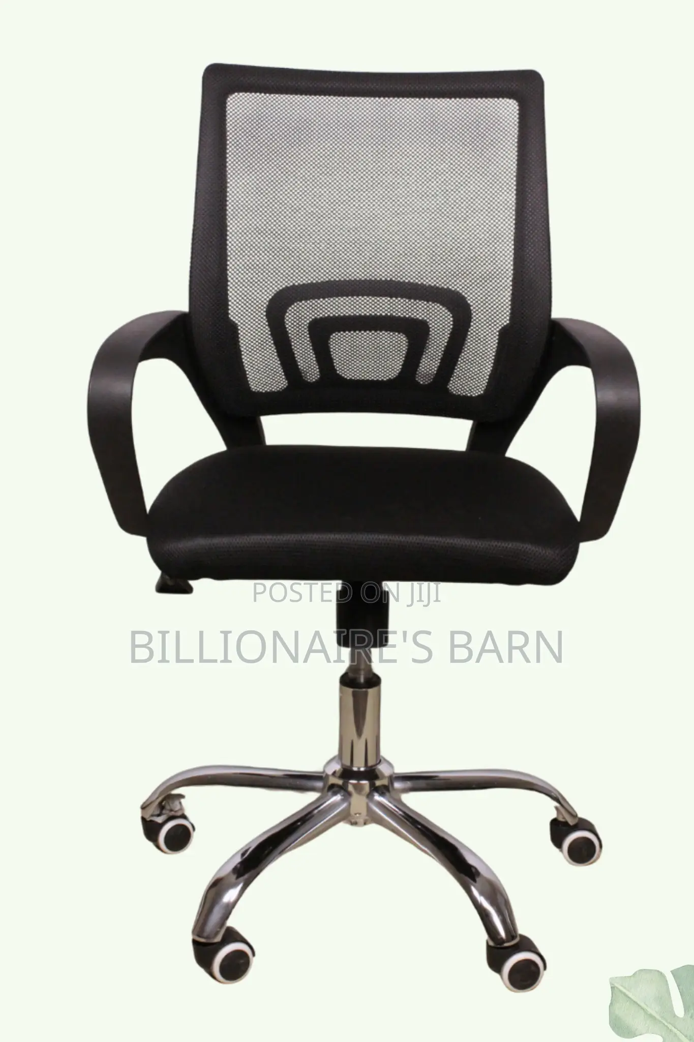 Mesh Office Chair With Ergonomic Fabric With Lumbar Support