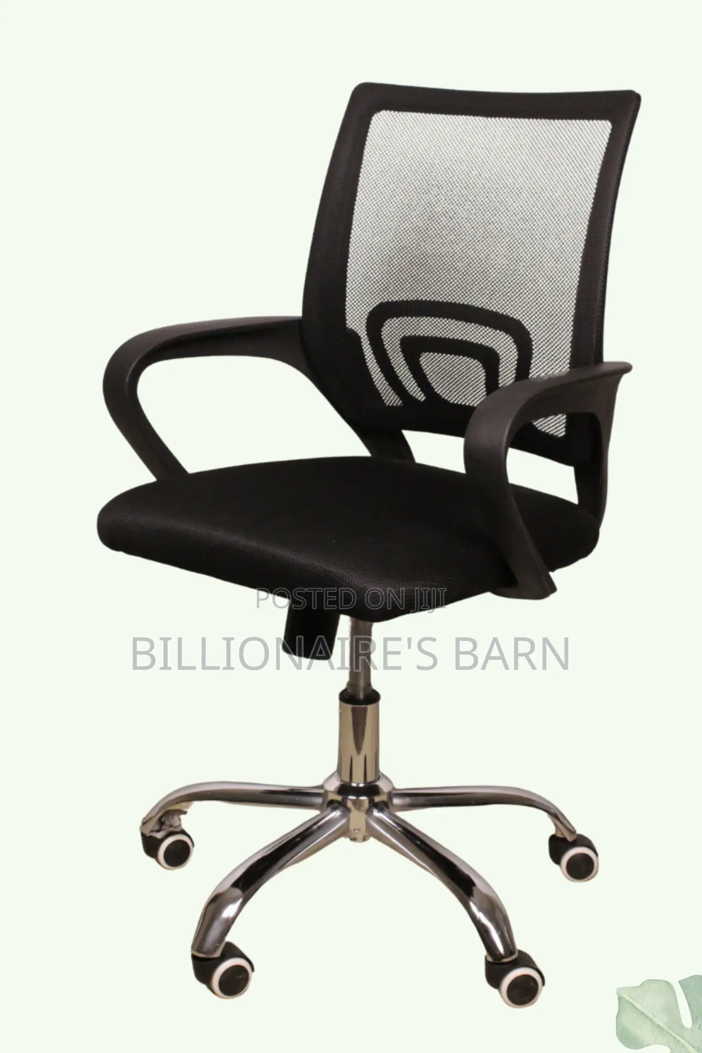 Mesh Office Chair With Ergonomic Fabric With Lumbar Support