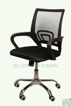 Mesh Office Chair With Ergonomic Fabric With Lumbar Support