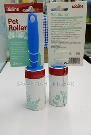 Bioline Pet Hair Remover Sticky Roller With 60 Sticky Tape