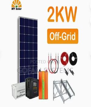 2kw Off/on Grid Solar System - main view