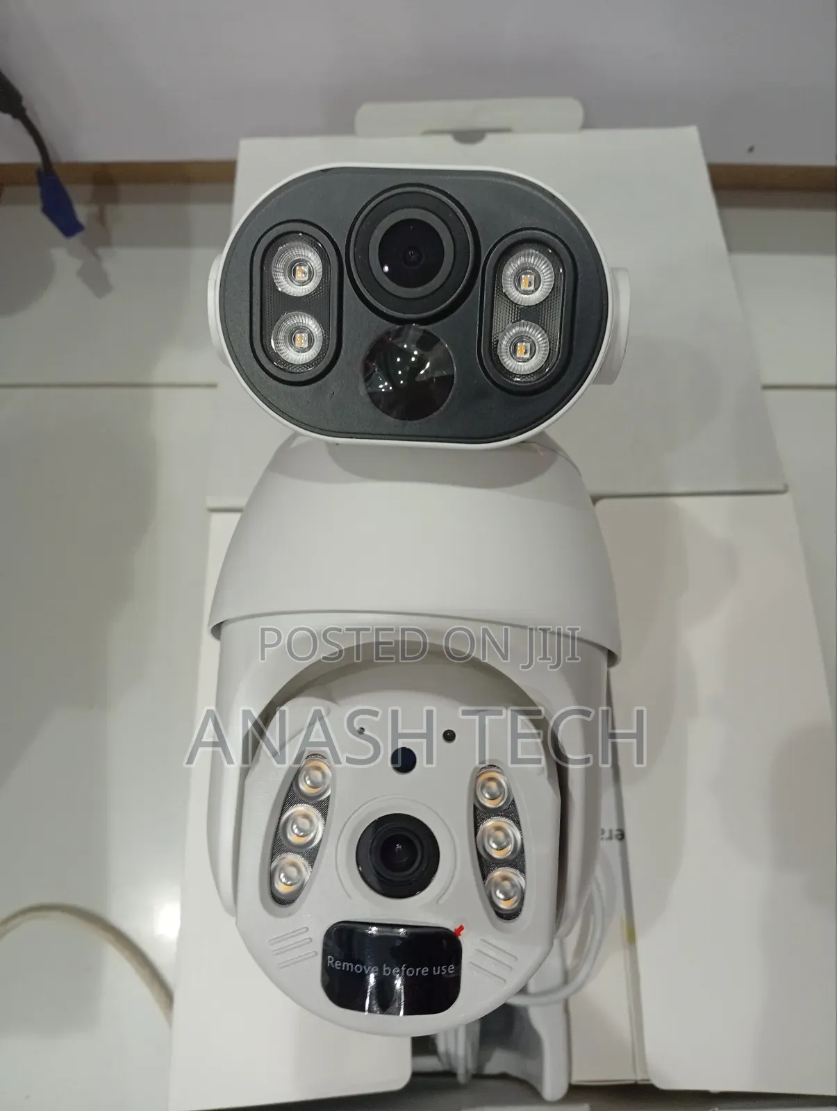 4g 6mp Ubox Dual Lens Screen Solar-PTZ Camera Utra Hd