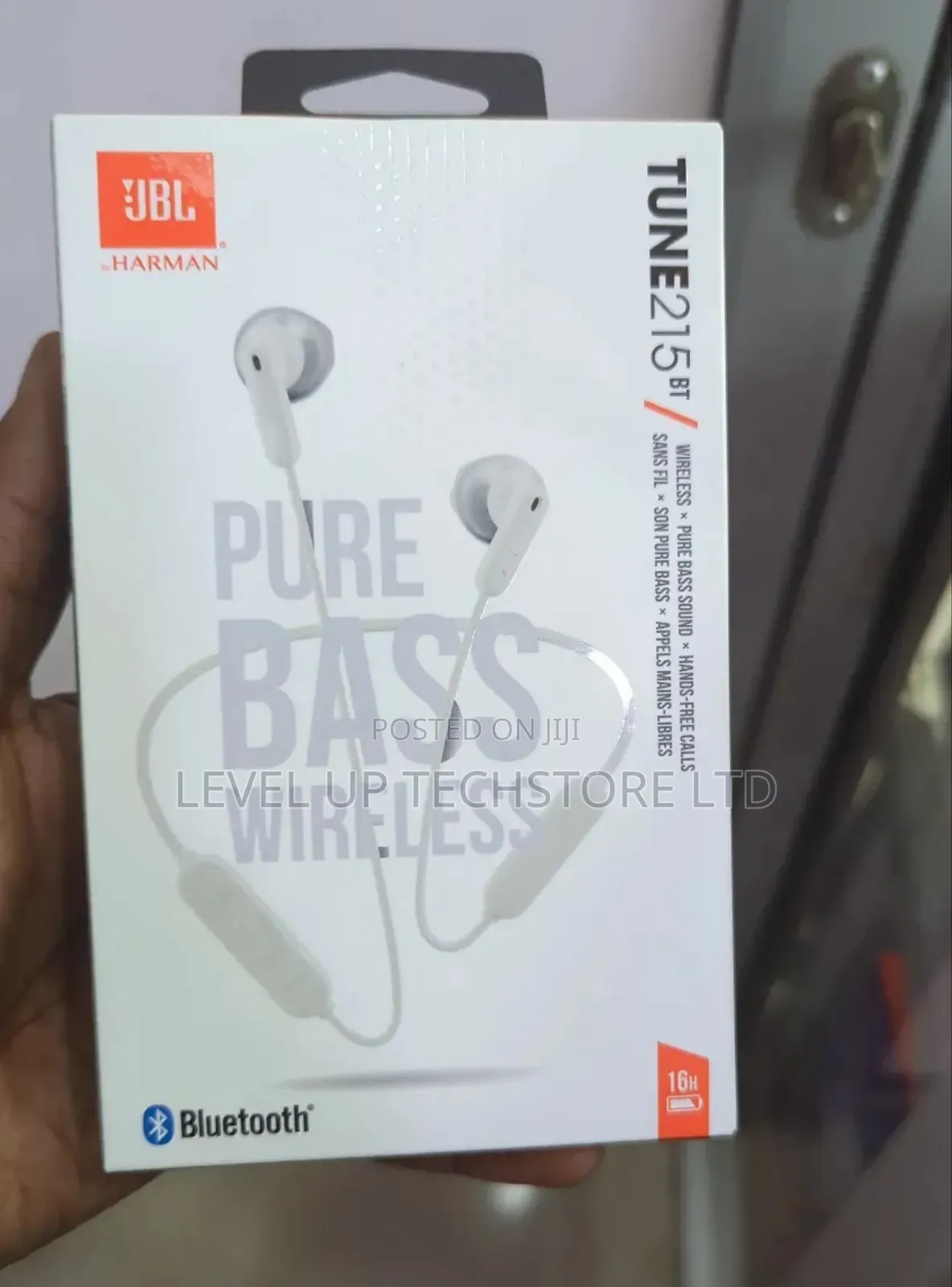 JBL Tune 215 - Bluetooth Wireless in-Ear - Black,