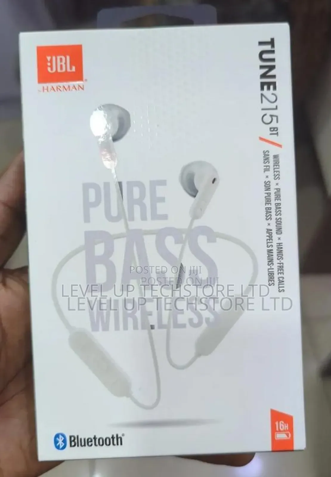 JBL Tune 215 - Bluetooth Wireless in-Ear - Black,
