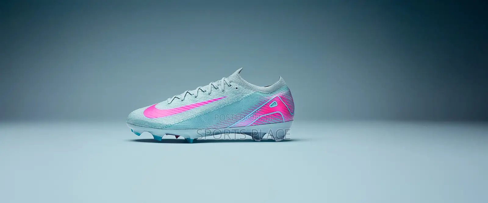 New Gen Merc Air Zoom Ocean/Pink Vapor Xvi Football Cleats