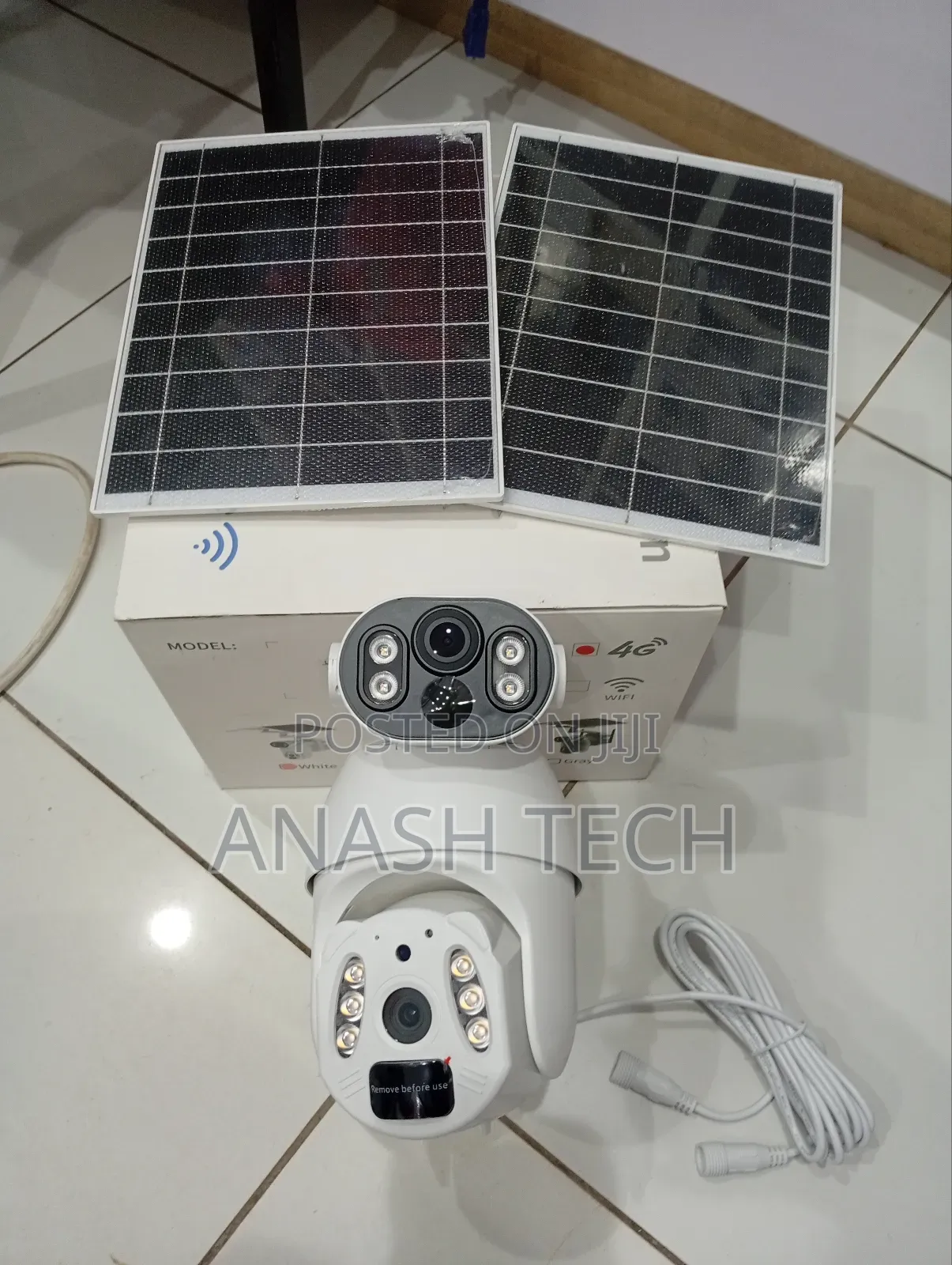 6mp Ubox Dual Lens Screen Recent Solar Power PTZ Camera
