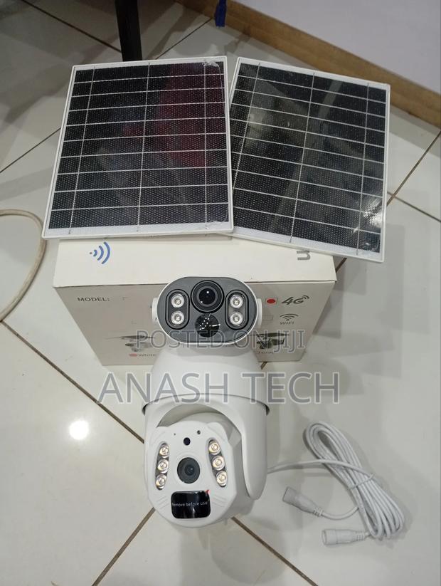 6mp Ubox Dual Lens Screen Recent Solar Power PTZ Camera