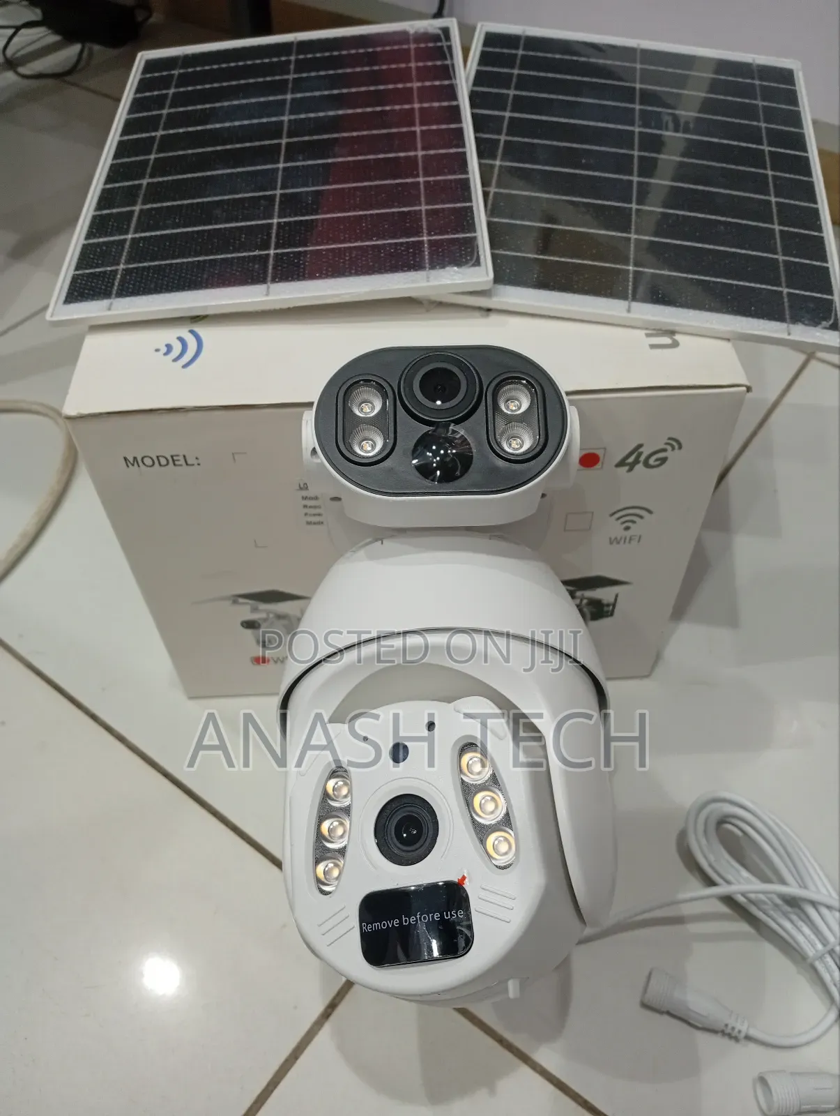 Advanced Solar 6mp PTZ Ubox Dual Lens Dual 4g CCTV