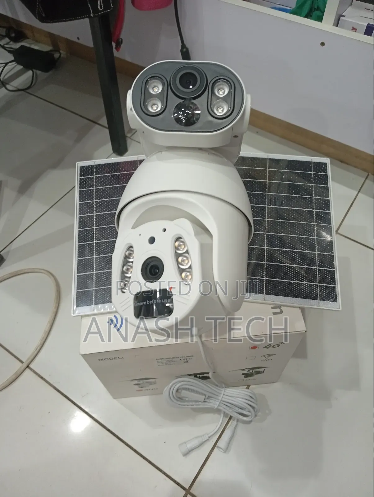 Weatherproof Advanced Solar 6mp PTZ Ubox Dual Lens 4g CCTV