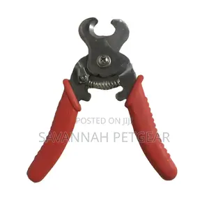Metallic Ear Tag Remover Plier With Red Handle - Cow Ear Tag
