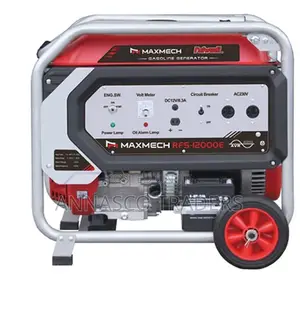Electric Start Generator Maxmech Rfs-12000e 10.4 Kva/8.3 Kw