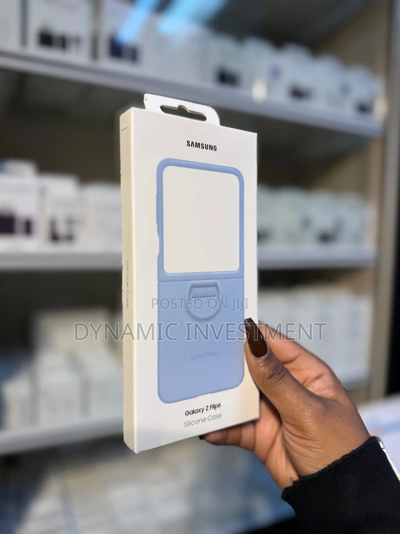 Samsung Galaxy Z Flip 6 5g Silicone Cover With Ring