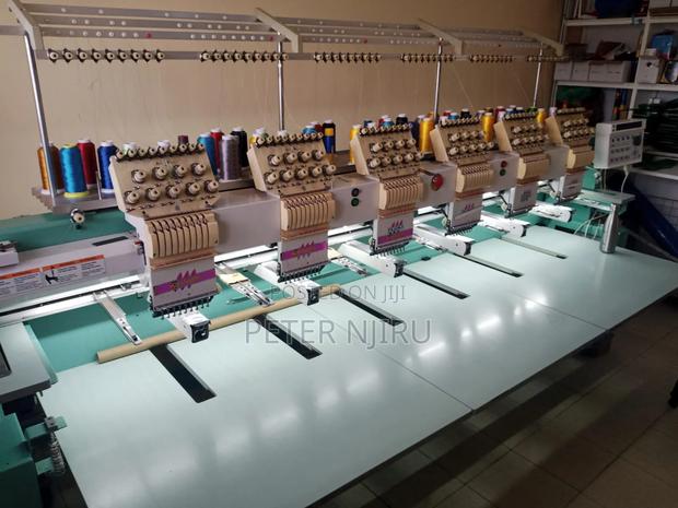 Six Head Embroidery Machine - main view