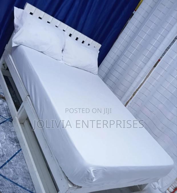Fitted Cotton Bedsheets- White