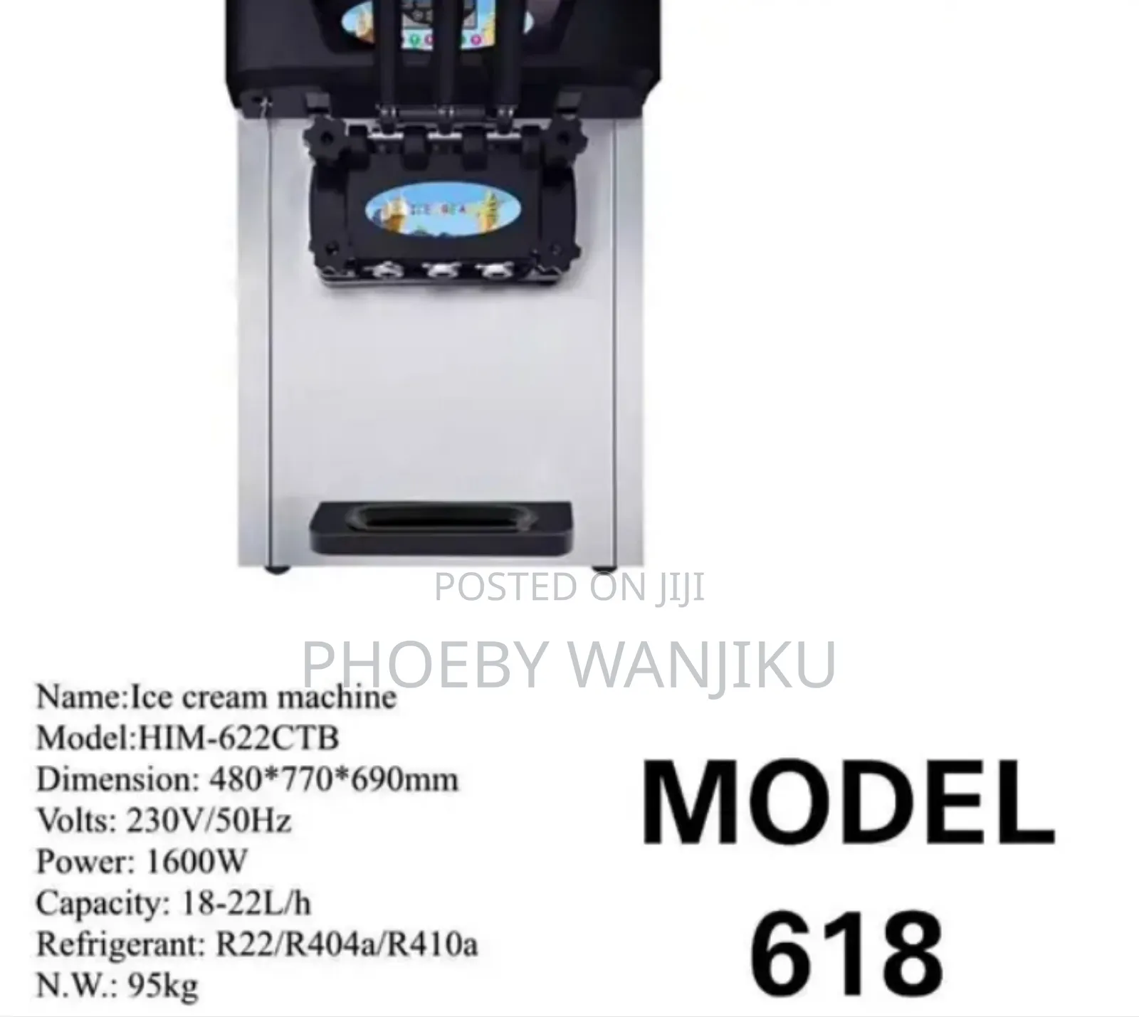 1600 Ice Cream Machine