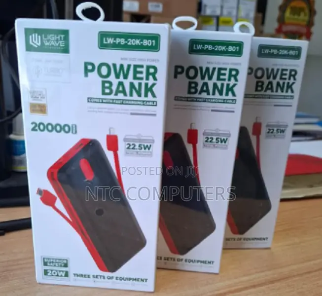 Lightwave 20000mah Mobile Power Bank-Usb C1 .