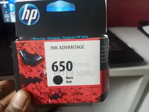 Ink Advantage 650 Black Hp Cartridge Available