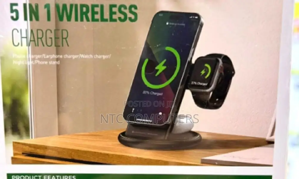 <<5 in 1 Wireless Charger>>5 in 1 Wireless Charger