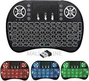 Mini Wireless Keyboard With Touchpad & Rgb Backlight