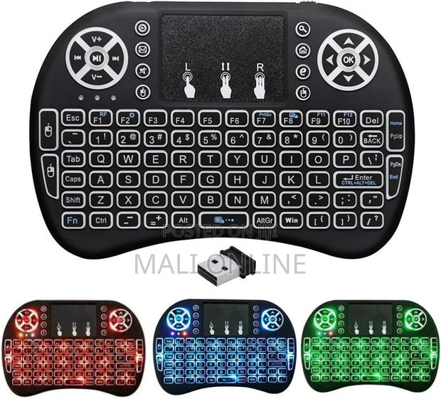 Mini Wireless Keyboard With Touchpad & Rgb Backlight - thumbnail 2