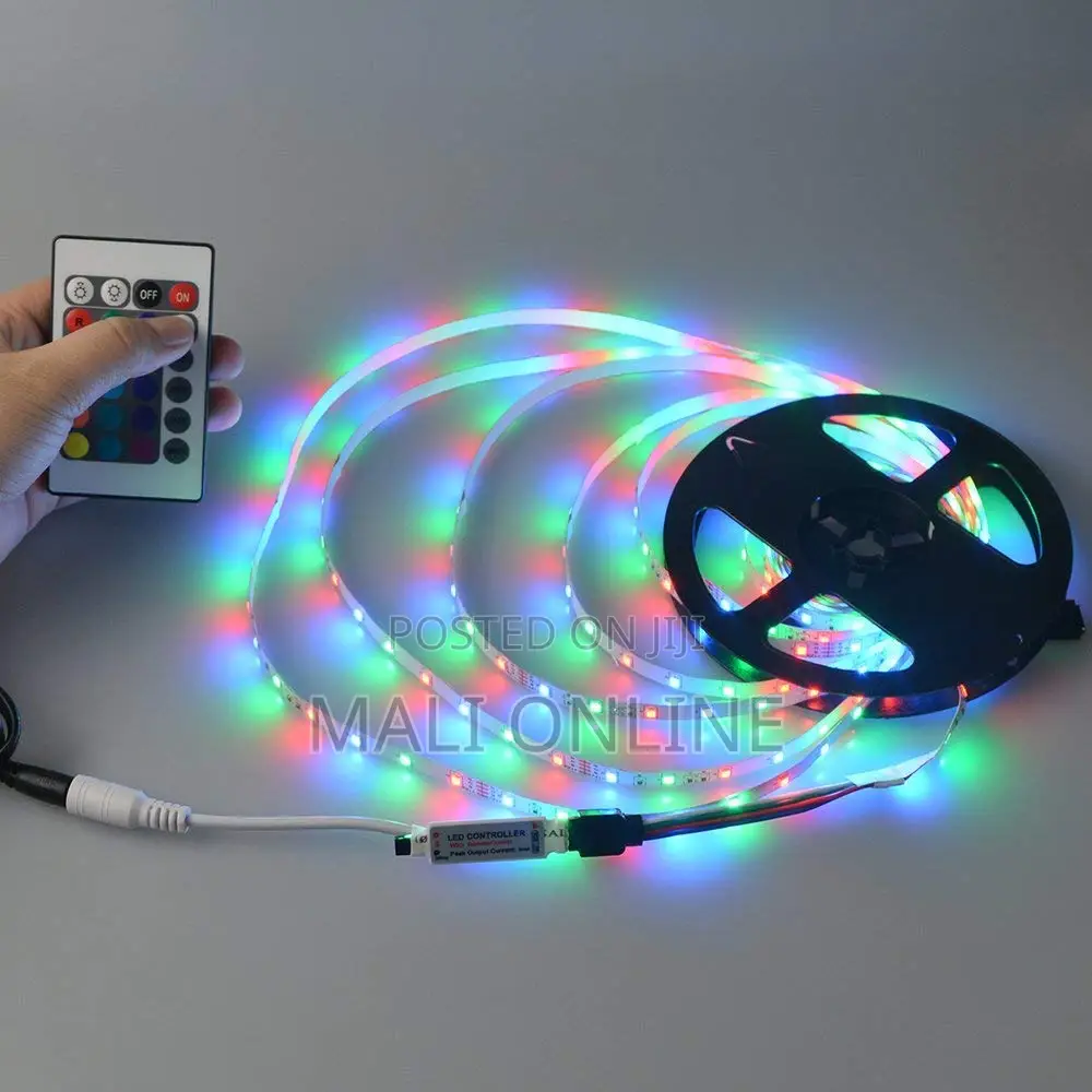 5m Rgb Led Strip Light With Remote Control 2835 Smd Color