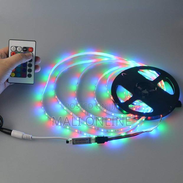 5m Rgb Led Strip Light With Remote Control 2835 Smd Color - thumbnail 3