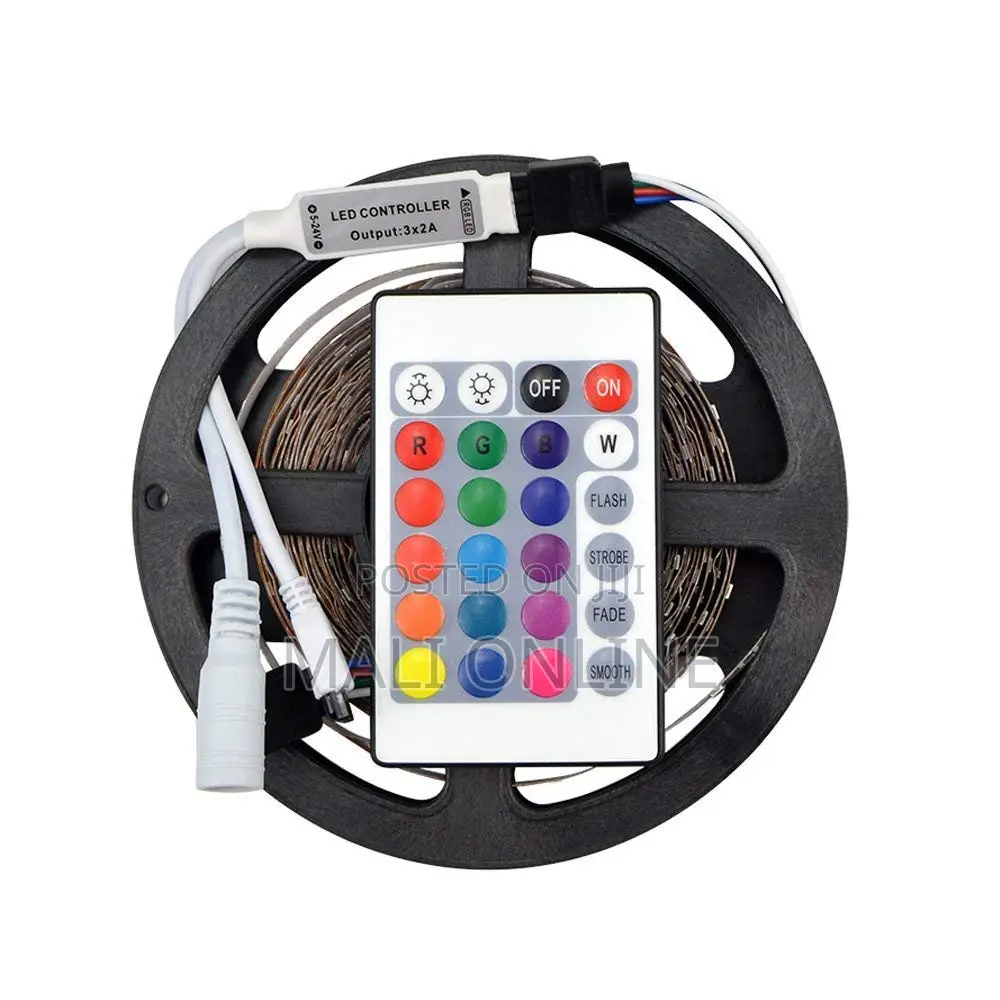 5m Rgb Led Strip Light With Remote Control 2835 Smd Color
