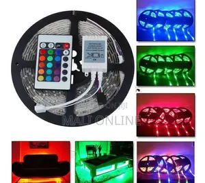 5m Rgb Led Strip Light With Remote Control 2835 Smd Color