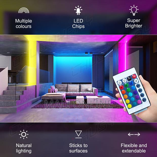 5m Rgb Led Strip Light With Remote Control 2835 Smd Color - thumbnail 8