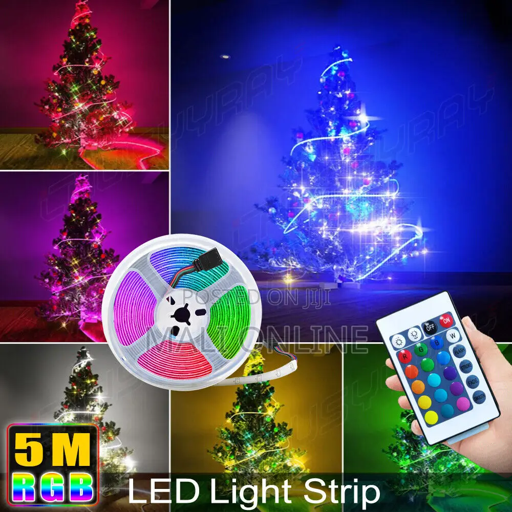 5m Rgb Led Strip Light With Remote Control 2835 Smd Color