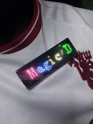 Rechargeable Led Name Badge – Custom Scrolling Text