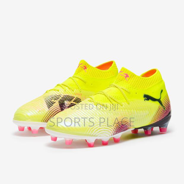 Bright Puma Future 8 Ultimate Ag Football Boots - thumbnail 3