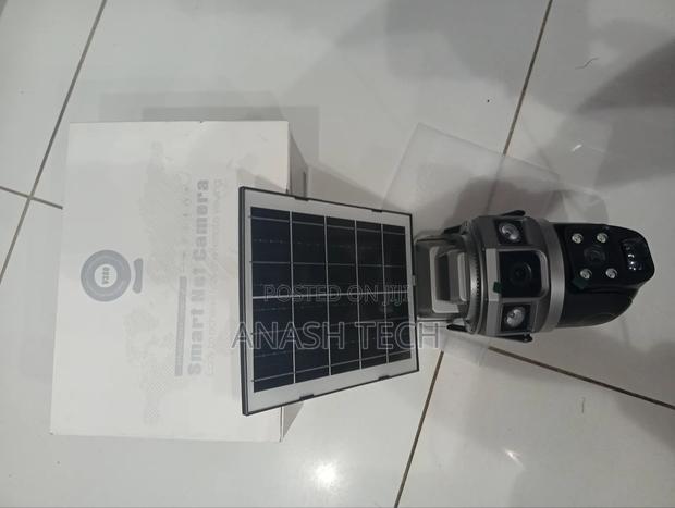 Stand Alone 4g Dual Lens PTZ Rotating Solar CCTV Camera - main view