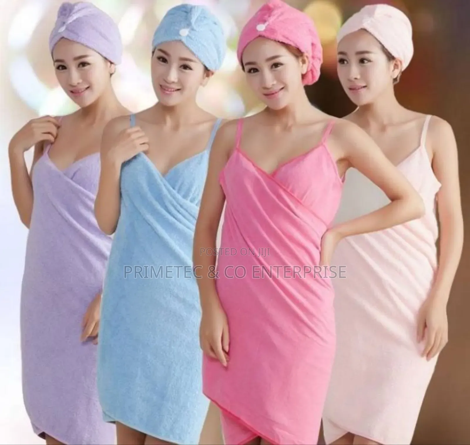 Microfiber Ladies Towel Come With Hair Turban