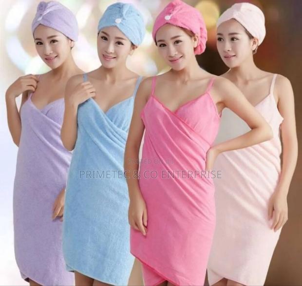 Microfiber Ladies Towel Come With Hair Turban