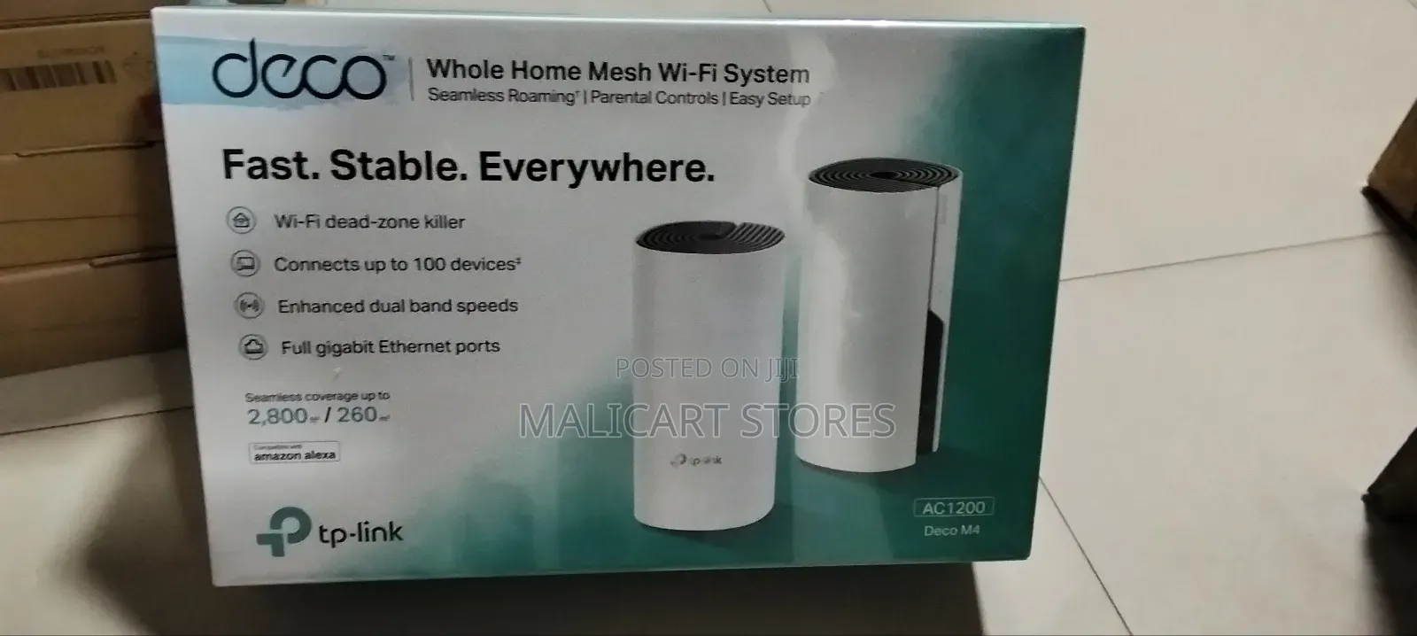 Tp-Link Deco M4 Ac1200 Whole Home Mesh Wi-Fi System