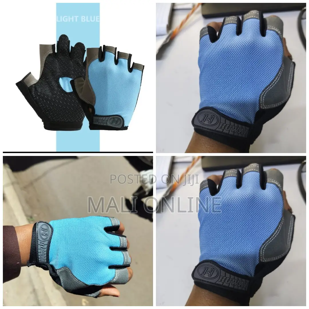Half Finger Anti-slip Fitness Gloves For Gym & Cycling