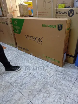 Vitron 55 Inch Frameless Smart Android Tv