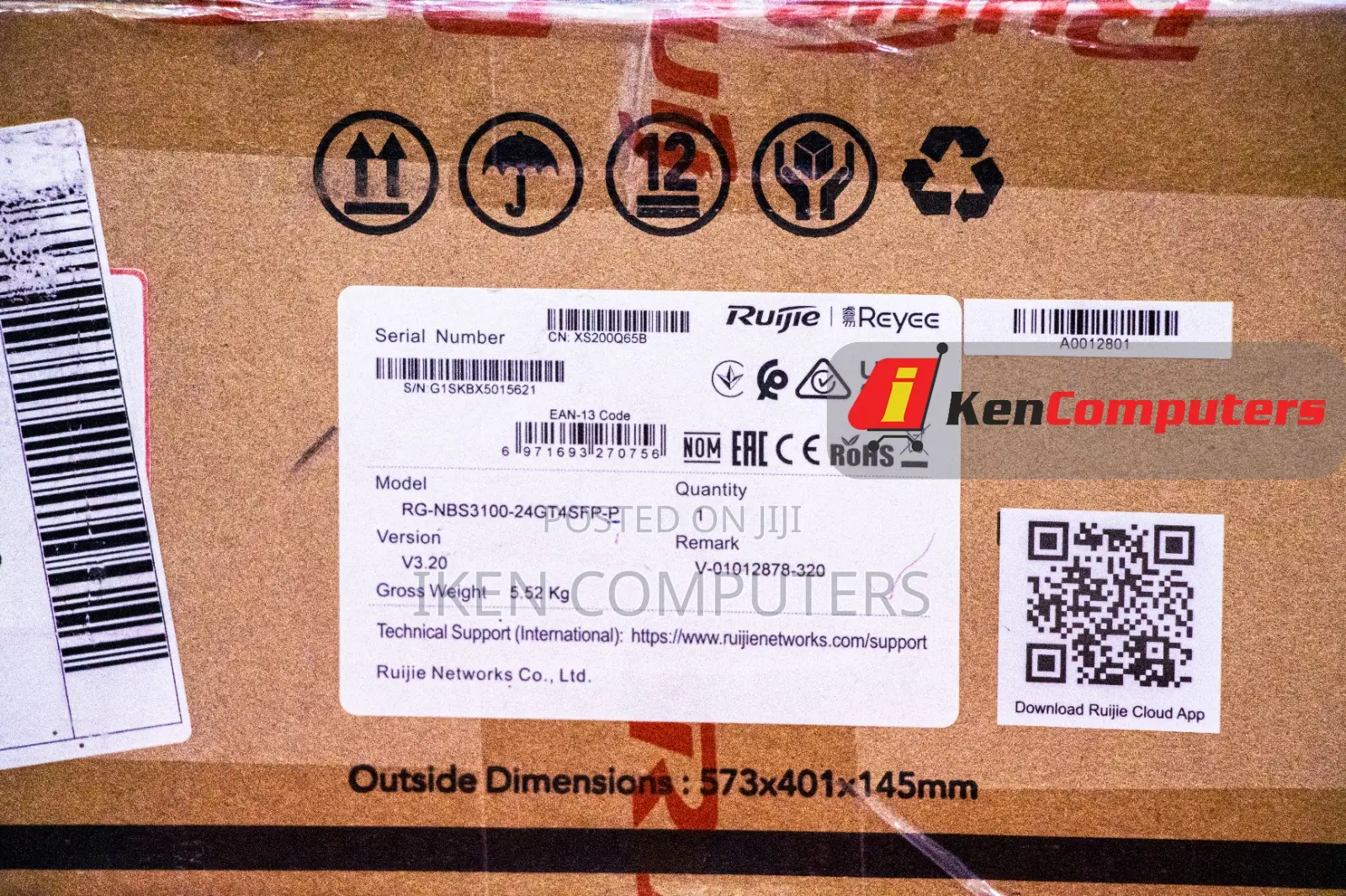 Ruijie Reyee 28-Port Gigabit Layer 2cloud Managed Poe Switch